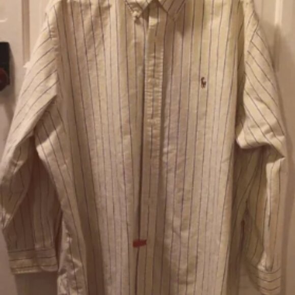 Ralph Lauren Classic Cut 17.5 32/33 yellow - Picture 1 of 4